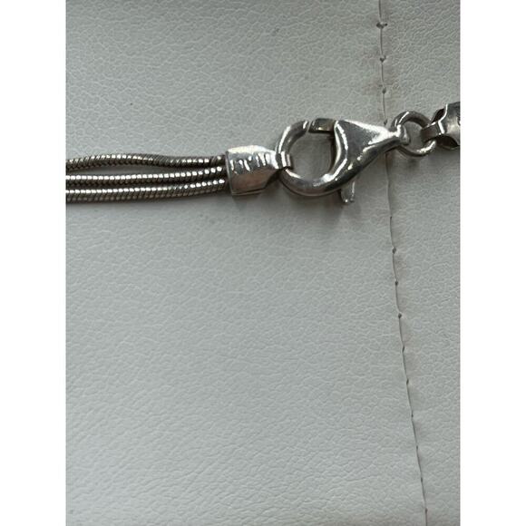 Silpada Sterling‎ Silver Thoreau Multi Strand Ball Necklace Retired N0914 - Picture 7 of 12